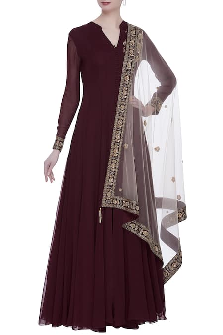 Mahima Batra Embroidered Anarkali & Skirt Set 