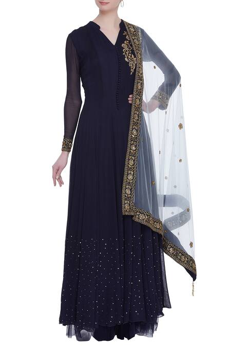 Mahima Batra Embroidered Anarkali & Skirt Set 