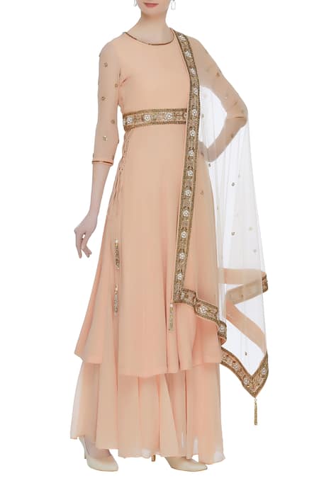 Mahima Batra Embroidered Kurta Sharara Set 