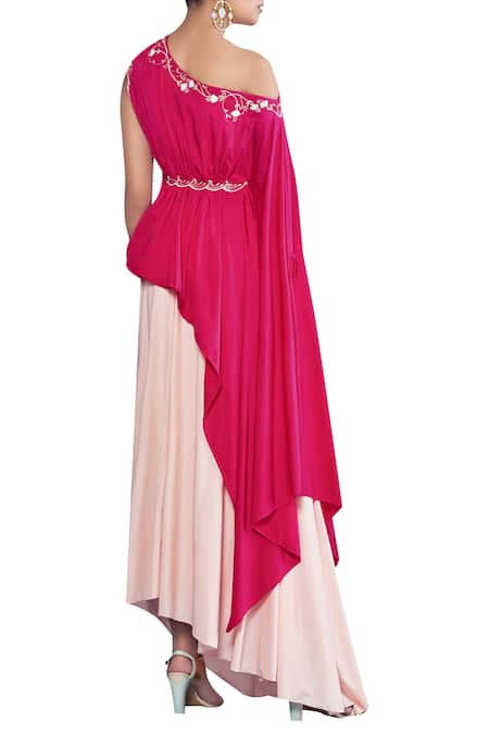 Limerick By Abirr N' Nanki tunic top with dhoti skirt 