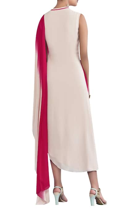 Limerick By Abirr N' Nanki Draped hand embroidered tunic 