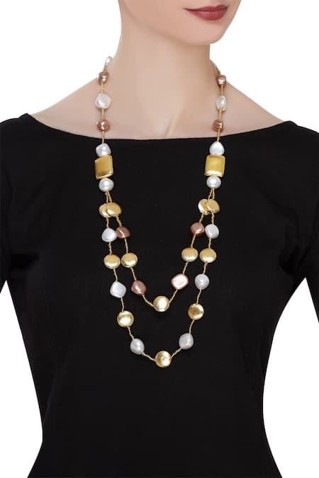 Shillpa Purii Designer Jewellery Double layered necklace 