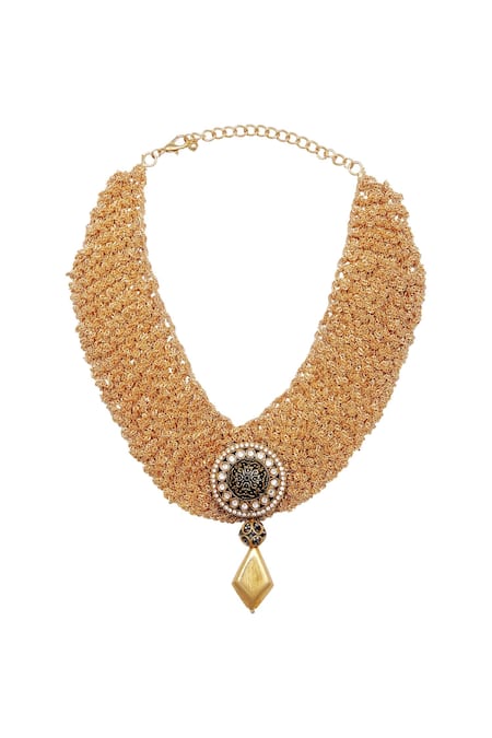 Shillpa Purii Choker with antique pendant 