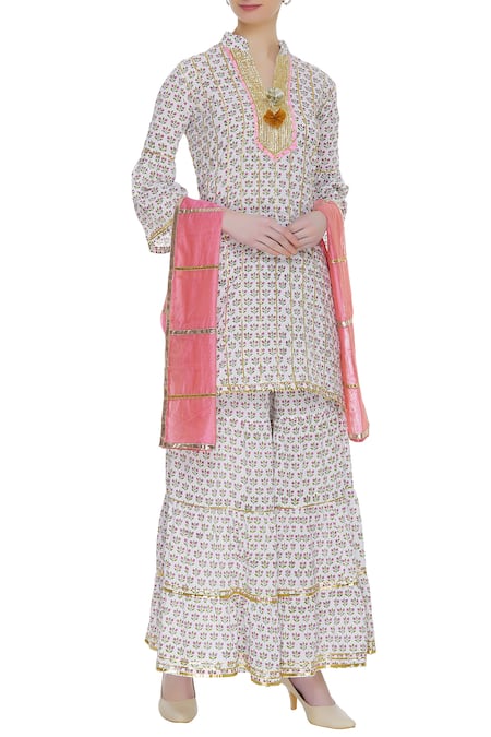 Kunwarani Ritu Block printed kurta set 