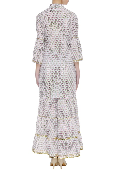 Kunwarani Ritu Block printed kurta set 