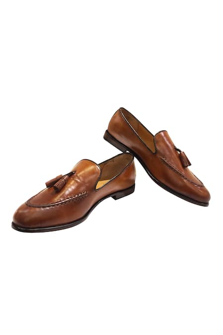 Artimen Handcrafted Leather Tassel Loafers 