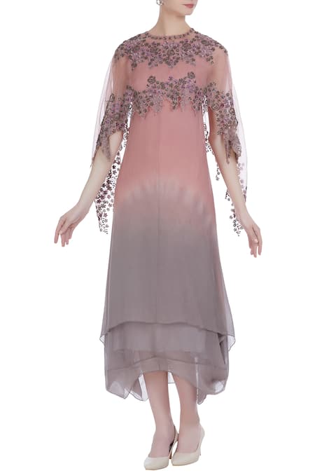 Kavita Bhartia Embroidered Cape with Kurta 