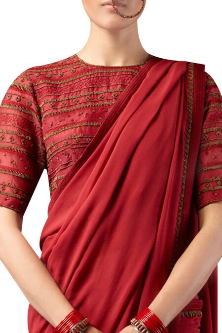 Boat Neck Blouse Designs, Saree Blouses Design Collection … | Flickr