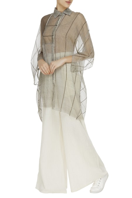 Urvashi Kaur High Waist Flared Palazzo 