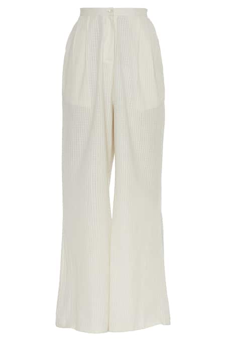 Urvashi Kaur High Waist Flared Palazzo 