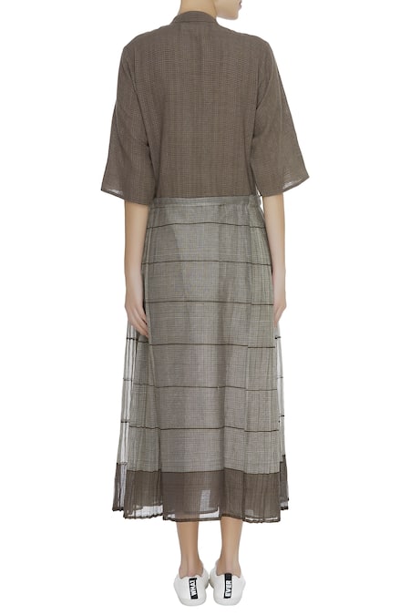 Urvashi Kaur Striped Flared Tunic 