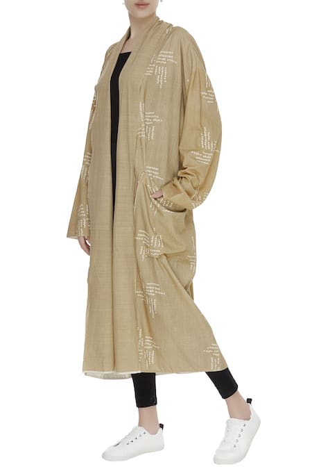 Urvashi Kaur Matka Silk Cutdana & Beads Embroidered Jacket 