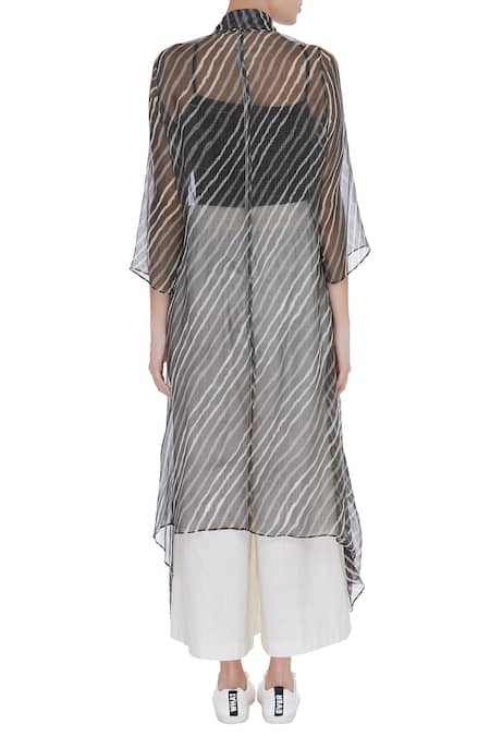 Urvashi Kaur Leheriya Tie-Dye Front Open Jacket 