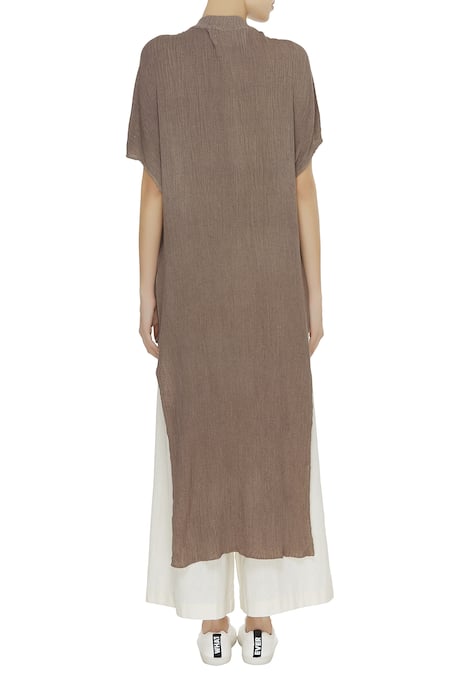 Urvashi Kaur Crinkle Cotton Tunic 