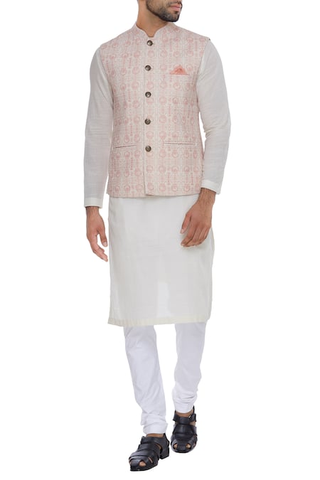 Nautanky Printed nehru jacket 