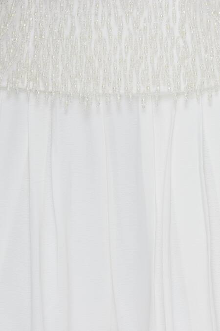 Arpan Vohra_Off White Round Embroidered Kurta And Dhoti Pant Set _at_Aza_Fashions