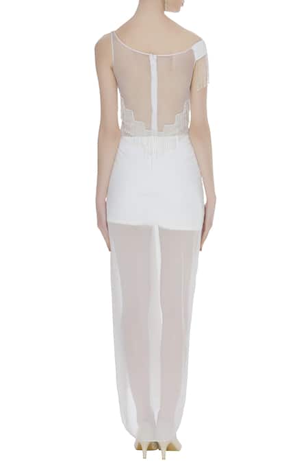 Arpan Vohra Gathered Maxi Dress 