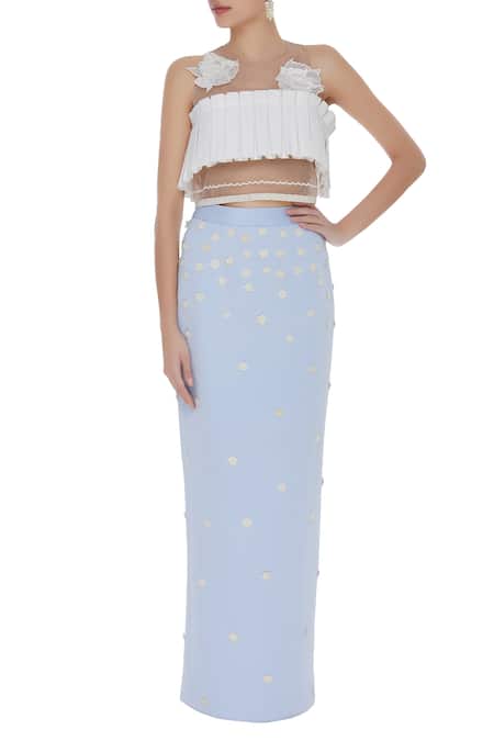 Archana Rao Embellished Crop Top 