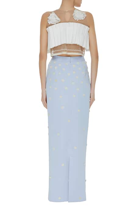 Archana Rao Embellished Crop Top 