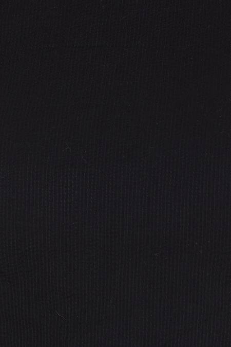 Buy_Pranay Baidya_Black , Silk Cutdana, Beads Square Embroidered And Textured Blouse _Online_at_Aza_Fashions