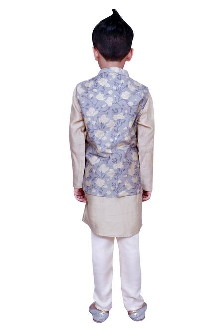 Kirti Agarwal - Pret N Couture Kurta with printed jacket and pants 