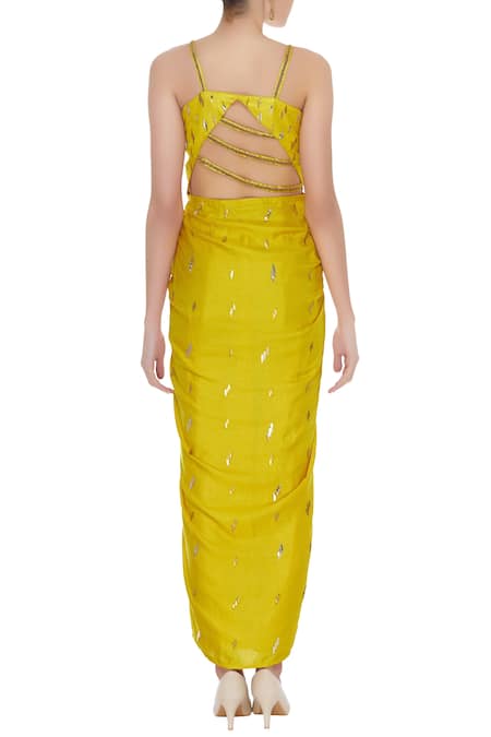 Divya Kanakia Glass Pipe Embellished Tunic 