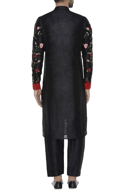 Sol By Piyush Dedhia Floral embridered kurta with salwar 