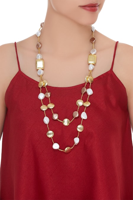 Shillpa Purii Designer Jewellery Double layer necklace 