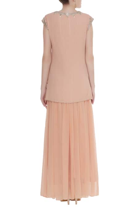 Priyanka Singh Embroidered Kurta Palazzo Set 