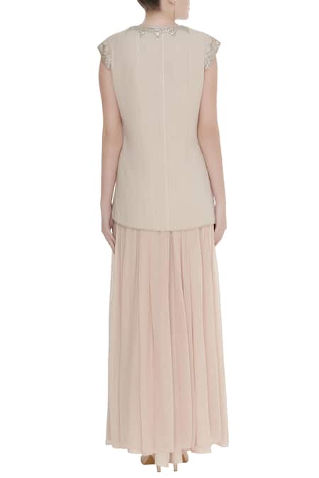 Priyanka Singh Sequin embroidered kurta with palazzo & dupatta 