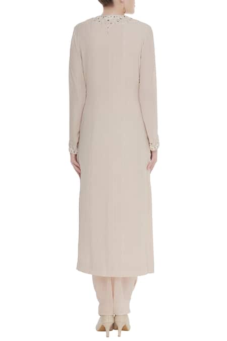 Priyanka Singh Pearl embroidered kurta set 