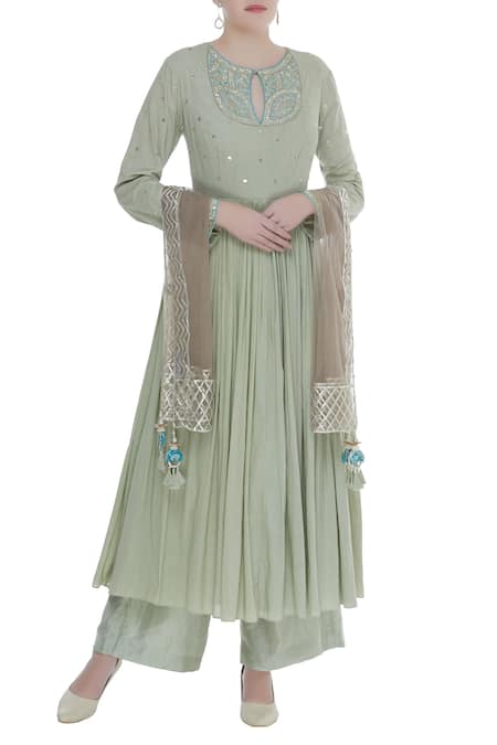 Priyanka Singh Embroidered Anarkali Kurta Set 