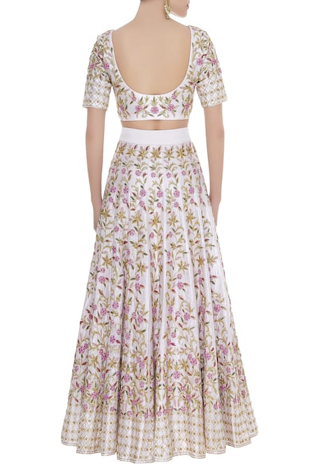 Neha Khullar Embroidered lehenga with blouse & dupatta 