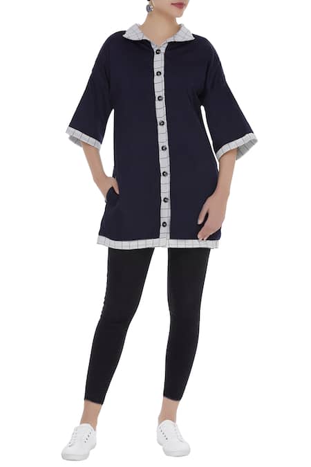 Ankita Checkered reversible tunic 