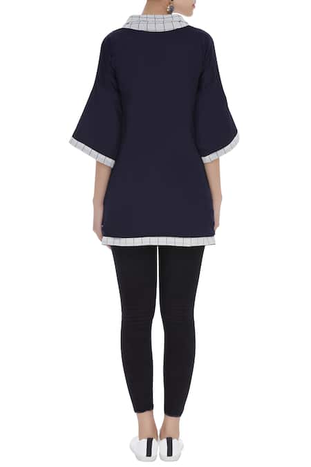 Ankita Checkered reversible tunic 