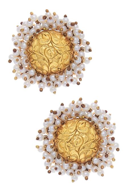 SANDBLAST BALL STUD EARRINGS – Azadi Jewellery