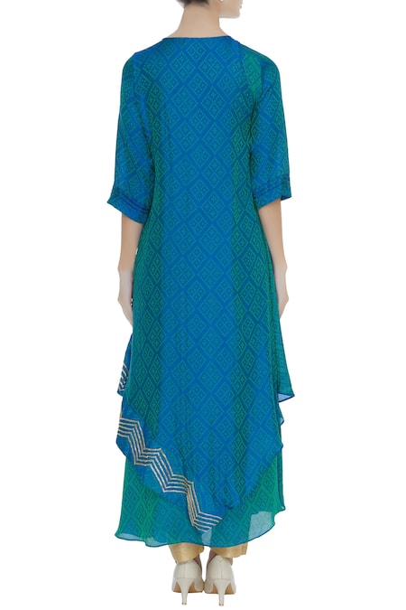 Zeel Doshi Bhadhani asymmetric tunic 