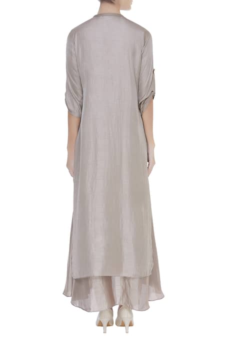 Zeel Doshi Embellished yoke layered tunic 