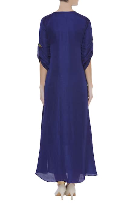 Zeel Doshi Parrot embroidered layered tunic 