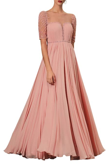 Mahima Mahajan Sequin Embellished Anarkali Gown 