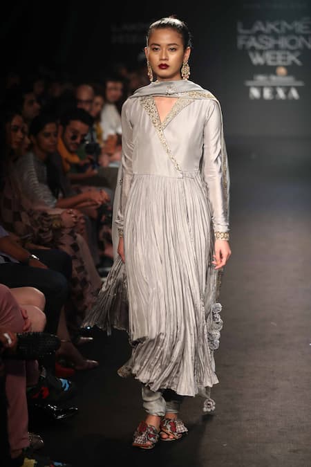 Punit Balana Hand embroidered anarkali with dupatta & churidar 