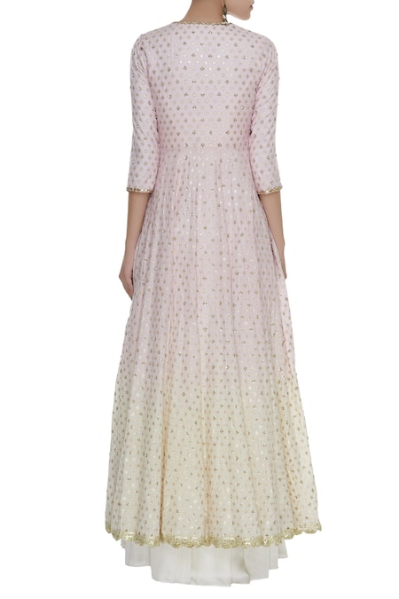 Priyanka Jain Embroidered anarkali Dress With Jacket 