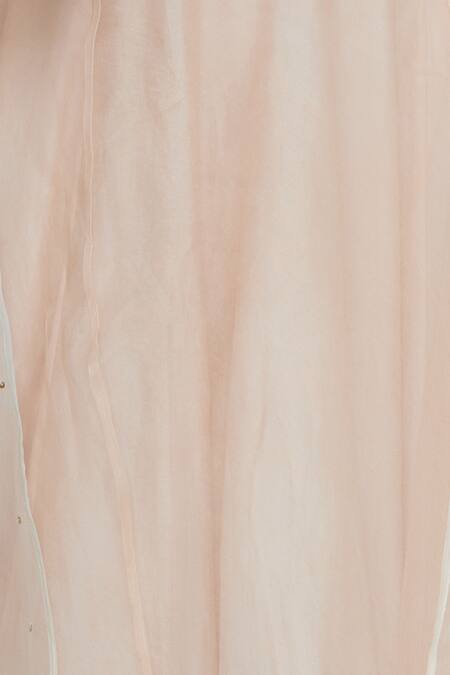 Priyanka Jain Peach Sequins Embroidered Lehenga Set With Cape at Aza Fashions Priyanka Jain_Peach Sequins Embroidered Lehenga Set With Cape_at_Aza_Fashions