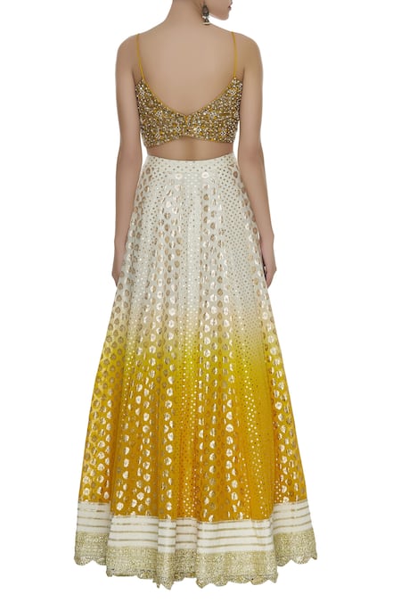 Priyanka Jain Ombre Embroidered Lehenga Set 