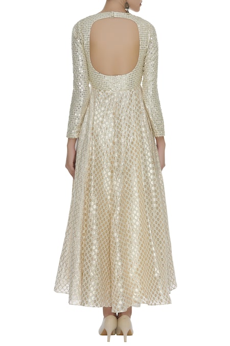 Priyanka Jain Mirror Embroidered Palazzo Kurta Set 