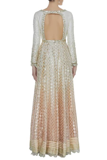 Priyanka Jain Ombre Embroidered Anarkali Set 