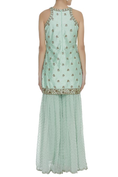 Priyanka Jain Sequin embroidered kurta Sharara Set 