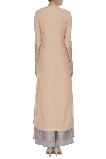 Manasi Sengupta Embroidered Kurta Palazzo Set 