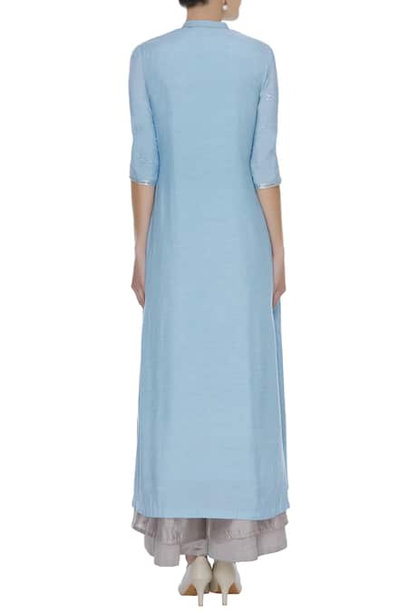 Manasi Sengupta Palazzo Kurta Set With Gota Embroidered Dupatta 