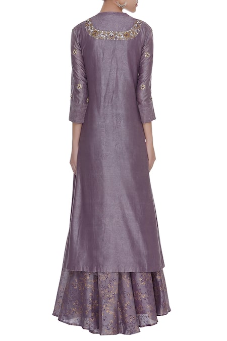 Manasi Sengupta Embroidered Kurta With lehenga & Dupatta 